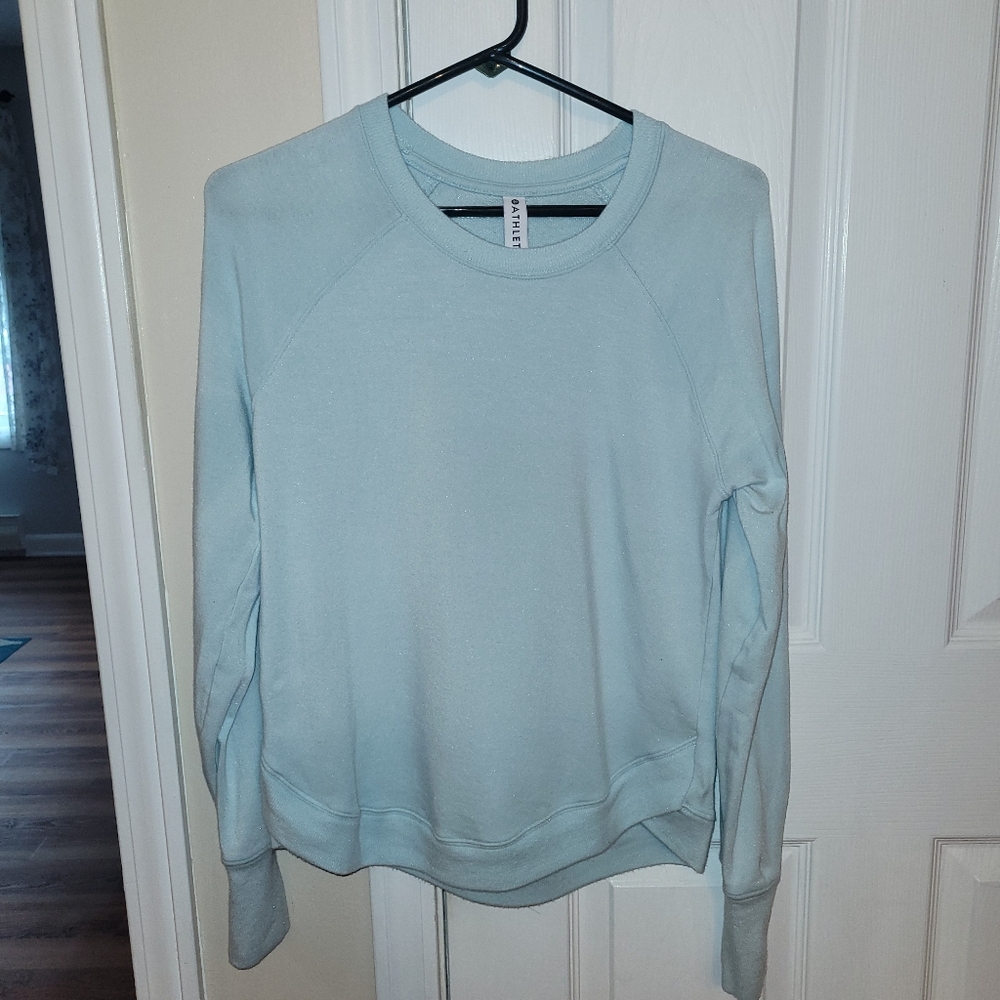 Women's Athleta Light Blue Sweatshirt